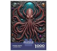 Puzzle 1000 Pièces pour Adolescents Galactic Kraken Chronicles Puzzles pour Adolescents, Casse-tête, Jeu D'assemblage De Motifs, Cadeau d'anniversaire Unique 70x50cm/1000pcs
