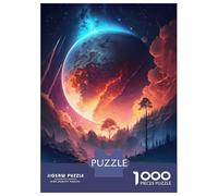 Puzzle 1000 Pièces pour Adolescents Galactic Wanderlust Puzzle Adulte Jeu Familial Difficile Difficile Cadeau d'anniversaire Unique 52x38cm/1000pcs