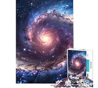 Puzzle 1000 pièces pour Adolescents Galaxie d'Andromède Puzzle Adulte Jeu Amusant Décoration intérieure Cadeau d'anniversaire Unique (Dimensions 38x52cm)