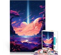 Puzzle 1000 pièces pour Adolescents Galaxie, Espace et Nature Jouet éducatif intellectuel décompressant Décoration Parfaite 38x26cm