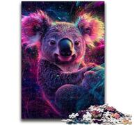 Puzzle 1000 pièces pour Adolescents Galaxie Léopard Décompressant Intellectuel Jouet Éducatif Décoration Parfaite 38x26cm