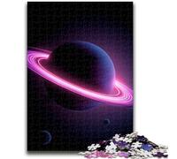 Puzzle 1000 pièces pour Adolescents, Galaxie Violette, Difficile, avec des pièces entièrement emboîtables de Formes aléatoires, 50x75cm