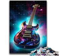 Puzzle 1000 pièces pour Adolescents Galaxy Guitare Puzzle 1000 pièces, Interaction Parent-Enfant intéressante pour réduire Le Stress (50x75cm)