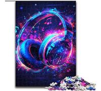 Puzzle 1000 pièces pour Adolescents Galaxy Headphones, Jeu Stimulant, Jouets, décoration Murale, Cadeaux d'anniversaire et de Noël Uniques (Taille 50x75cm)
