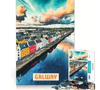 Puzzle 1000 pièces pour Adolescents Galway Fine Cut Art Logic,Jouet Amusant,Jeu Confortable,décoration Murale de Noël (38x52cm)