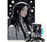 Puzzle 1000 pièces pour Adolescents Gardien céleste︰ Tisseur de Constellations Découpe précise Activité Manuelle Exercice Mental Amusant Détente Jeu Activité d'anniversaire (38x26cm)
