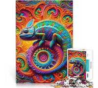 Puzzle 1000 pièces pour Adolescents Gardien Fractal de la lumière Loisirs en Famille Décoration d'intérieur et Cadeaux Uniques 38x26cm