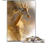 Puzzle 1000 pièces pour Adolescents Girafe, à partir de 14 Ans, pour s'amuser en Famille et Passer Une soirée Jeux, Collection Artistes, Beaux-Arts (Taille 50x75cm)