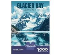 Puzzle 1000 Pièces Pour Adolescents Glacier Bay National Park Puzzle Pour Adolescents - Niveau De Difficulté Élevé - Activités Amusantes À La Maison - Jouet Addictif Pour Développer La Patience 38x26c