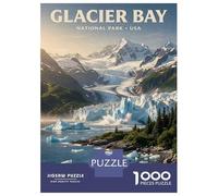 Puzzle 1000 Pièces Pour Adolescents Glacier Bay National Park Puzzle Pour Adolescents - Niveau De Difficulté Élevé - Activités Amusantes À La Maison - Jouet Addictif Pour Développer La Patience 52x38c