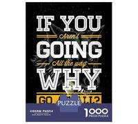 Puzzle 1000 Pièces pour Adolescents Going All The Way Puzzle Adulte Jeux Relaxants Décoration Intérieure Cadeaux d'anniversaire Et Cadeaux Uniques 70x50cm/1000pcs