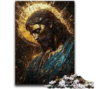 Puzzle 1000 pièces pour Adolescents Golden Fantasy Jesus 1000 pièces pour Adolescents, Relax Games est Un pour Toute la Famille (50x75cm)