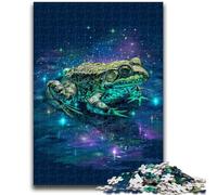 Puzzle 1000 pièces pour Adolescents, Grenouille psychédélique, Jeu Stimulant et Jeu Familial, décoration Murale, Cadeaux d'anniversaire et de Noël Uniques, 50x75cm