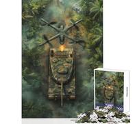 Puzzle 1000 pièces pour Adolescents Guerre de Drones Jeu de société Familial Excellent Cadeau Niveau de difficulté : Difficile (38x52cm)