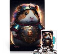 Puzzle 1000 pièces pour Adolescents Guerrier Cochon d'Inde Mignon Jeux Amusants en Famille Cadeaux d'anniversaire 38x26cm