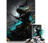 Puzzle 1000 pièces pour Adolescents Guerrier Ninja Fantastique 1000 pièces pour Adultes Jeu éducatif défi pour Femmes et Hommes (26x38cm)