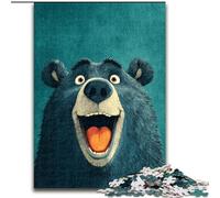 Puzzle 1000 pièces pour Adolescents Happy Bear Family Fun pour est idéal comme Cadeau pour Toute la Famille à partir de 14 Ans (Taille 50x75cm)