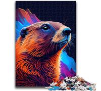 Puzzle 1000 pièces pour Adolescents Hérisson endormi Jeux éducatifs Décoration Murale Cadeaux d'anniversaire et de Noël Uniques 38x26cm