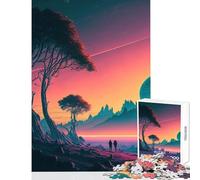 Puzzle 1000 pièces pour Adolescents Hommage au romantisme Décoration intérieure Jouet Cadeau Amusant Jeu Pratique Chaque pièce est Unique Dimensions 38x26cm