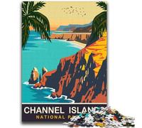 Puzzle 1000 pièces pour Adolescents, îles Anglo-Normandes, Jeu éducatif, défi, Jouet, à Offrir en Cadeau à Toute la Famille (Taille 38x52cm)