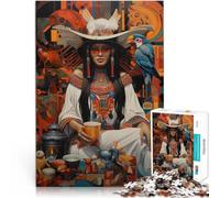 Puzzle 1000 pièces pour Adolescents Indien Jouets addictifs pour Le défi de l'intelligence cérébrale Bon Cadeau 52x38cm