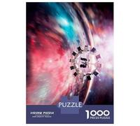 Puzzle 1000 Pièces pour Adolescents Interstellar Movie Puzzles pour Adultes - Améliore La Mémoire - Défi Éducatif - Cadeau d'anniversaire Unique 38x26cm/1000pcs