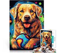 Puzzle 1000 pièces pour Adolescents J'Ai EU ma Balle Jouets de Jeu pour Cadeau Familial Liste de souhaits avec Le Père Noël 38x26cm