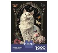 Puzzle 1000 Pièces pour Adolescents Japanese Bobtail Casse-têtes pour Adolescents Analyse Et Logique Interaction Parent-Enfant Jeu Stimulant Jouets 38x26cm/1000pcs