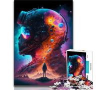 Puzzle 1000 pièces pour Adolescents, « Je suis Le Cosmos », Jeux d'activités familiales stimulants, Jouet à Faire soi-même pour décoration Murale de la Maison (Taille 38x26cm)