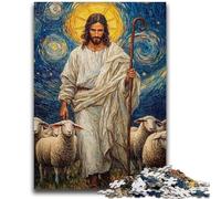 Puzzle 1000 pièces pour Adolescents Jésus 1000 pièces pour Adolescents, Relax Games est Un pour Toute la Famille (26x38cm)