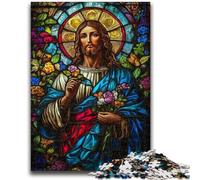 Puzzle 1000 pièces pour Adolescents, Jésus Art, Design Dynamique et Unique, expérience de Puzzle relaxante et stimulante, 50x75cm