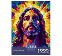 Puzzle 1000 Pièces pour Adolescents Jesus Christ Resurrection Easter Puzzles pour Adolescents, Jouet, Décoration Murale, Cadeaux pour Femmes, Difficile Et Stimulant 70x50cm/1000pcs