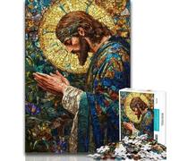 Puzzle 1000 pièces pour Adolescents Jésus Puzzle 1000 pièces pour Adultes et Adolescents Relax Games est Un pour Toute la Famille 75x50cm