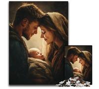 Puzzle 1000 pièces pour Adolescents Jésus, Puzzle en Carton, intéressant pour réduire Le Stress, idées Cadeaux pour Les 14 Ans et Plus 26x38cm