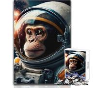 Puzzle 1000 pièces pour Adolescents - Jeu de Singe - Stimule la mémoire - Cadeau d'anniversaire - Dimensions:38x26cm