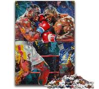 Puzzle 1000 pièces pour Adolescents, Jeu éducatif Boxer, Jouet de défi, décoration Murale, Cadeaux d'anniversaire et de Noël Uniques, 26x38cm