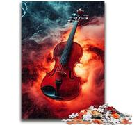 Puzzle 1000 pièces pour Adolescents, Jeu Stimulant, Violon, idéal comme Cadeau pour Toute la Famille, 50x75cm