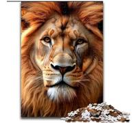 Puzzle 1000 pièces pour Adolescents, Jouets éducatifs, King Lion, Anti-Stress, Collection d'artistes, Beaux-Arts, 26x38cm