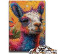 Puzzle 1000 pièces pour Adolescents Jungle Alpaga pour 14 Ans et Plus Jouet éducatif intellectuel décompressant Excellent Cadeau 26x38cm