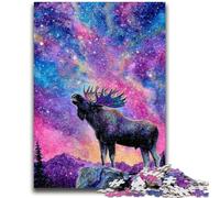 Puzzle 1000 pièces pour Adolescents Jungle Moose Puzzle 1000 pièces, réduction du Stress, Interaction Parent-Enfant intéressante (75x50cm)