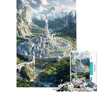 Puzzle 1000 pièces pour Adolescents La Cité Cachée Puzzle pour Adultes Jouet Décoration Murale Souvenirs Anniversaire et Cadeaux Uniques (Taille 50x75cm)