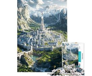 Puzzle 1000 pièces pour Adolescents La Cité Cachée Puzzle pour Adultes Jouet Décoration Murale Souvenirs Anniversaire et Cadeaux Uniques (Taille 50x75cm)