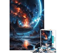 Puzzle 1000 pièces pour Adolescents La Collision de Deux Mondes Jeu éducatif Stimulant et Relaxant Analyse et logique (38x26cm)