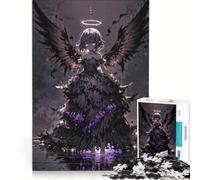 Puzzle 1000 pièces pour Adolescents La Complainte de l'ange déchu, Jeu éducatif, Course de Vitesse Manuelle, défi Unique 38x26cm