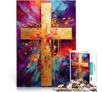 Puzzle 1000 pièces pour Adolescents La Croix de la Rédemption Entraînez Votre Cerveau et Vos Mains Une œuvre d'art 50x70cm
