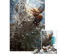 Puzzle 1000 pièces pour Adolescents La Foi de Pierre ﹨u La Main de Jésus Puzzle pour Adultes Jeux de Famille Une œuvre d'art stimulante à compléter (Dimensions 38x52cm)