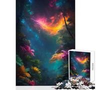 Puzzle 1000 pièces pour Adolescents La forêt s'éveille Jeu éducatif Idée Cadeau d'anniversaire Stimule Le Cerveau Dimensions 38x26cm