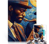 Puzzle 1000 pièces pour Adolescents La Magie du Jazz 8 Jeux éducatifs Décoration d'intérieur Décoration Parfaite 52x38cm