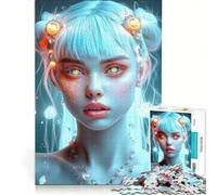 Puzzle 1000 pièces pour Adolescents La Princesse Céleste aux Étoiles Jeu Impossible Détente Intellectuelle Cadeau pour Femmes 50x75cm