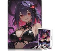 Puzzle 1000 pièces pour Adolescents La tentatrice énigmatique - Un enchantement Sombre déchaîné Jeu éducatif, Amusant et Artistique Format:50x75cm.